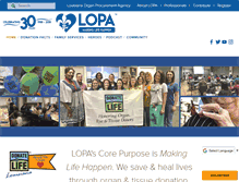 Tablet Screenshot of lopa.org